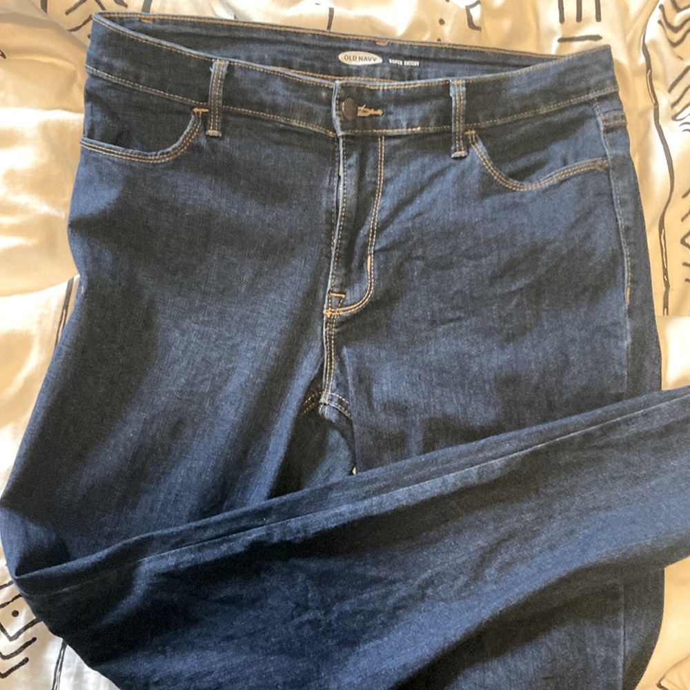 Super Skinny jeans! Size 10 Tall from  old navy